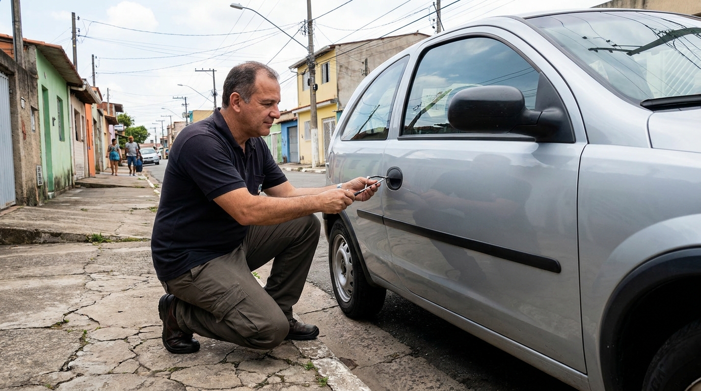 Abertura veicular em Bandeiras, Anápolis‑GO