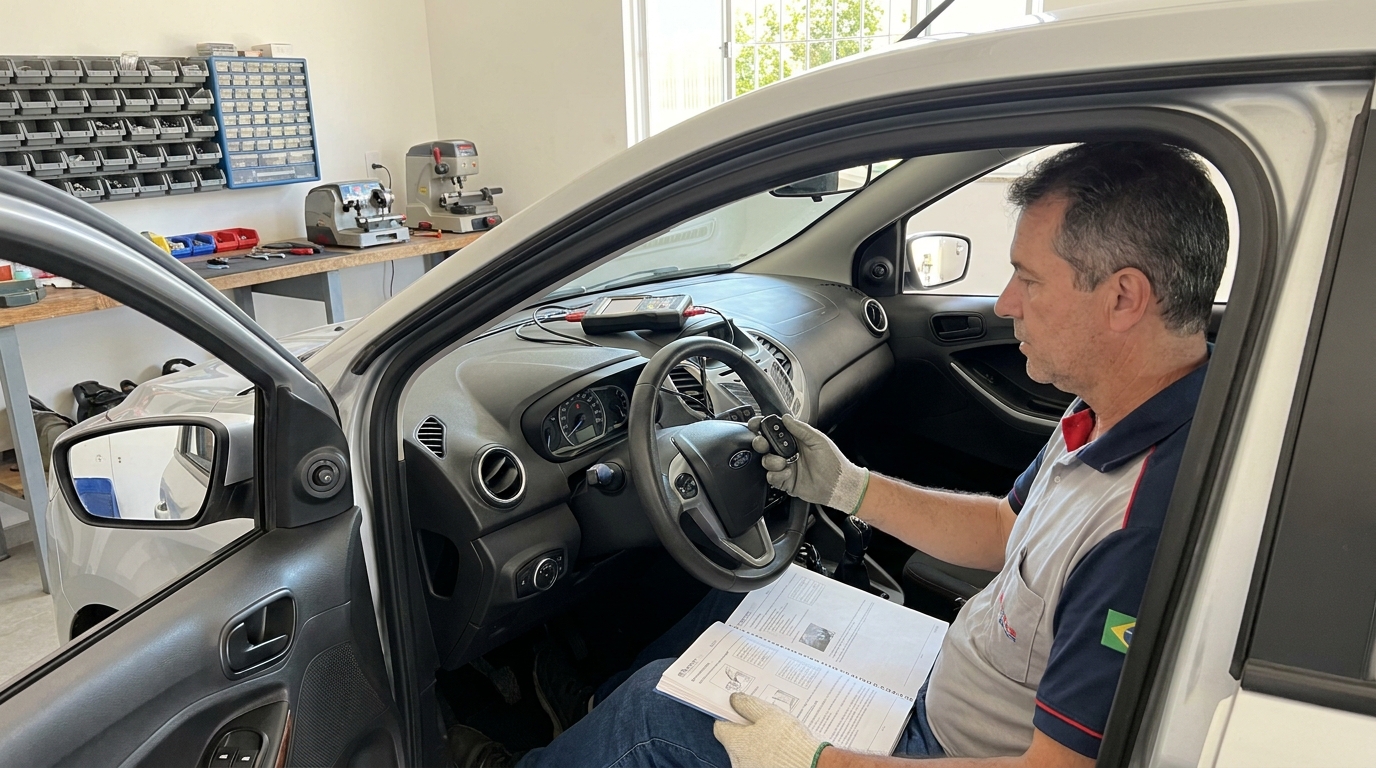 Chave codificada profissional no Afonso Pena, São José dos Pinhais‑PR
