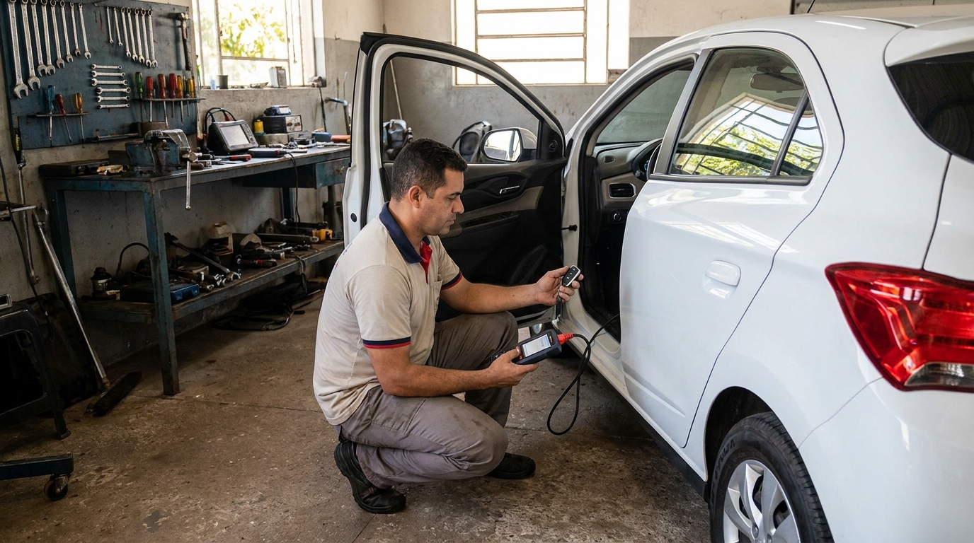 Telecomando veicular no Jardim Girassol, Hortolândia‑SP