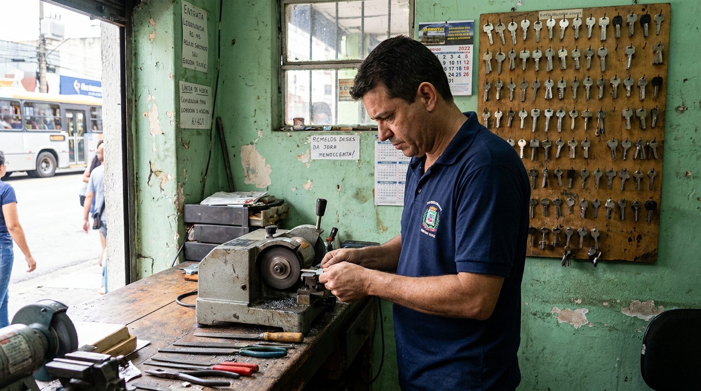 Corte de chave na Vila São Jorge, Araraquara‑SP