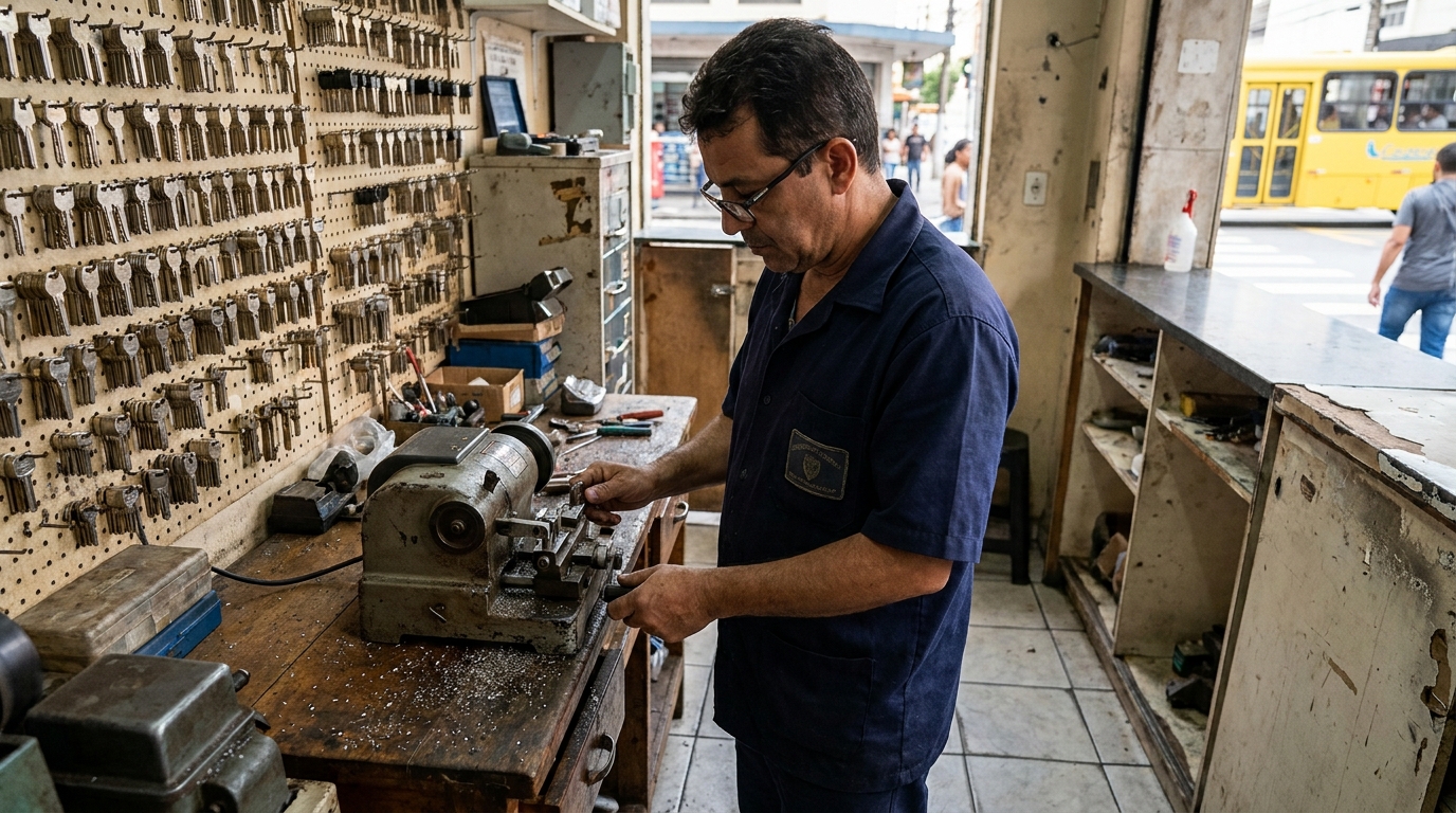 Cópia de chave profissional na Vila São Jorge, Araraquara‑SP