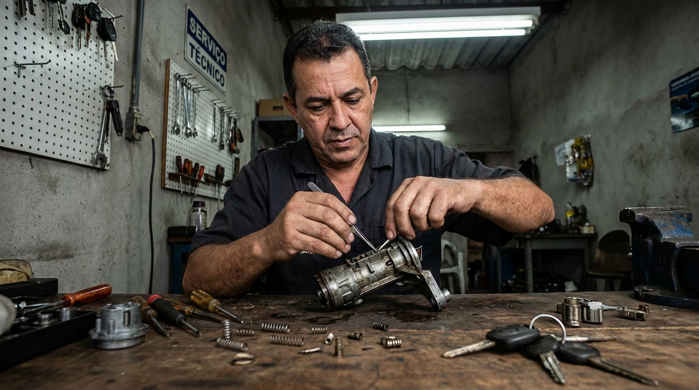 Cilindro automotivo no Distrito Industrial, Gravataí‑RS